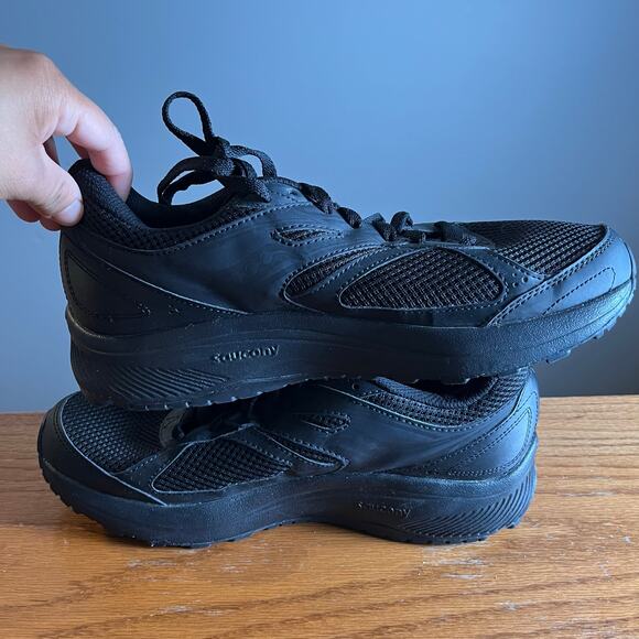 Saucony Cohesion 14 Trail Running Shoes Women's Size 10 Black - Picture 4 of 7